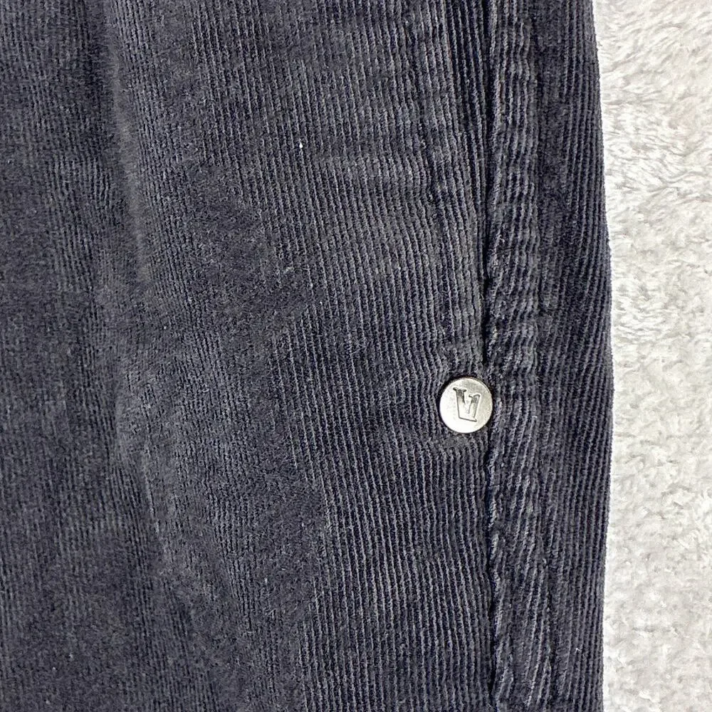 Vuori Pants Mens XL Gray Optimist Corduroy Pull On Jogger Performance Workout